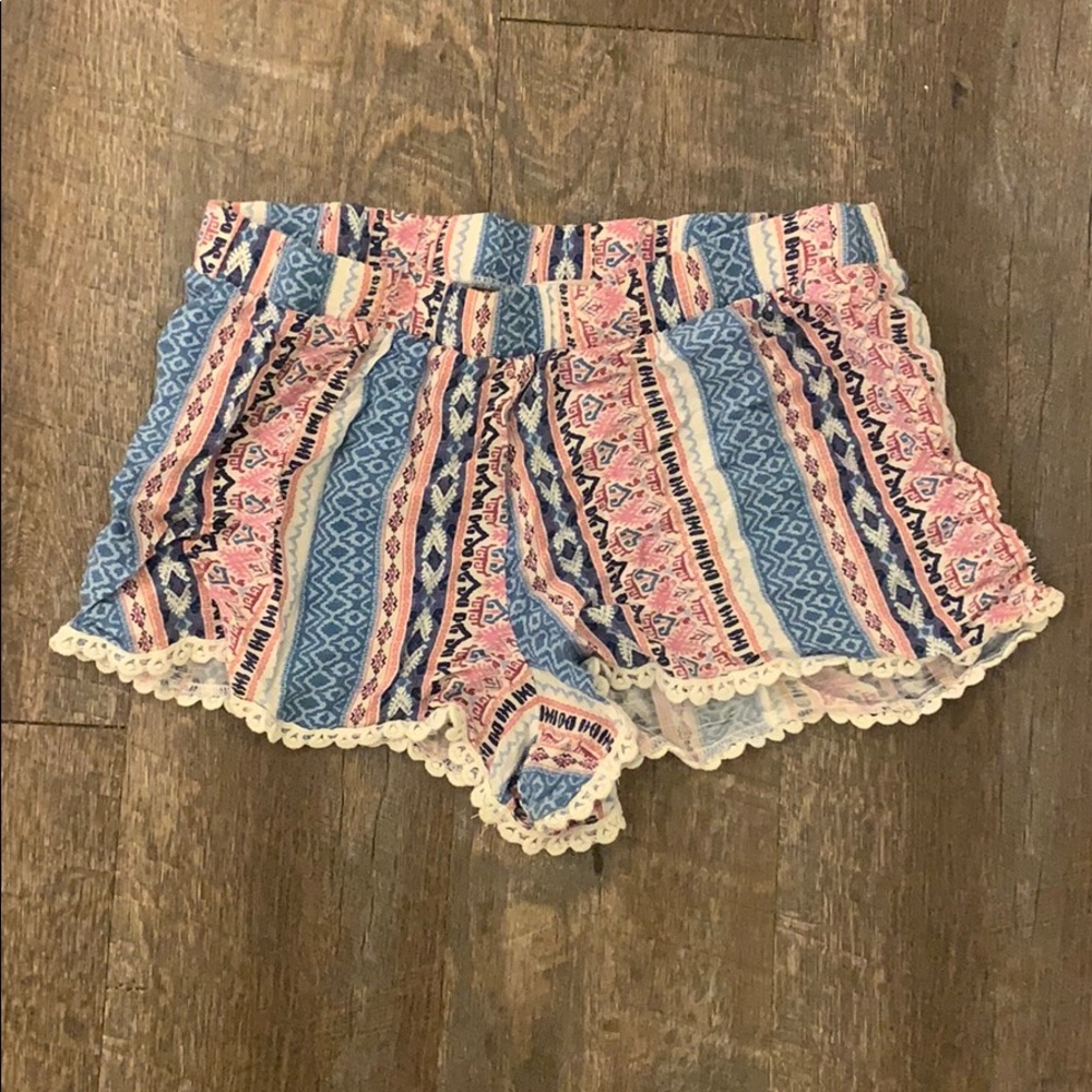 Pink Rose flowy shorts
